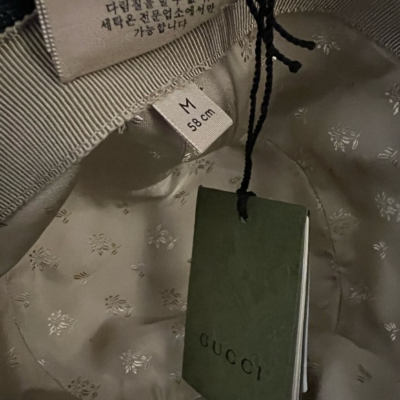 GUCCI Denim GG Bucket Hat Medium